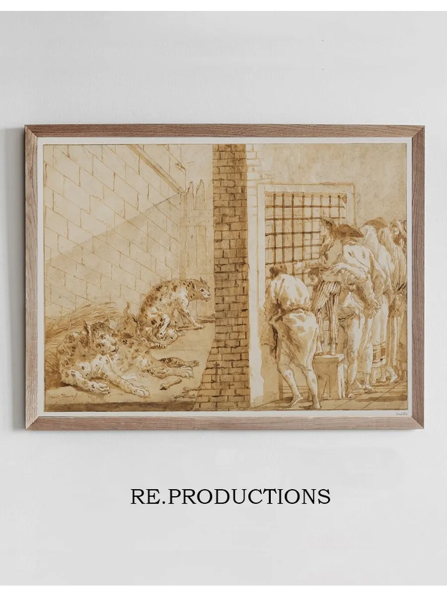 The Leopards Cage at the Menagerie