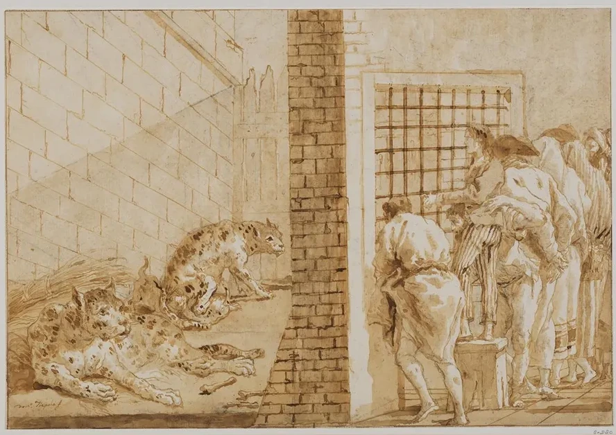 The Leopards Cage at the Menagerie