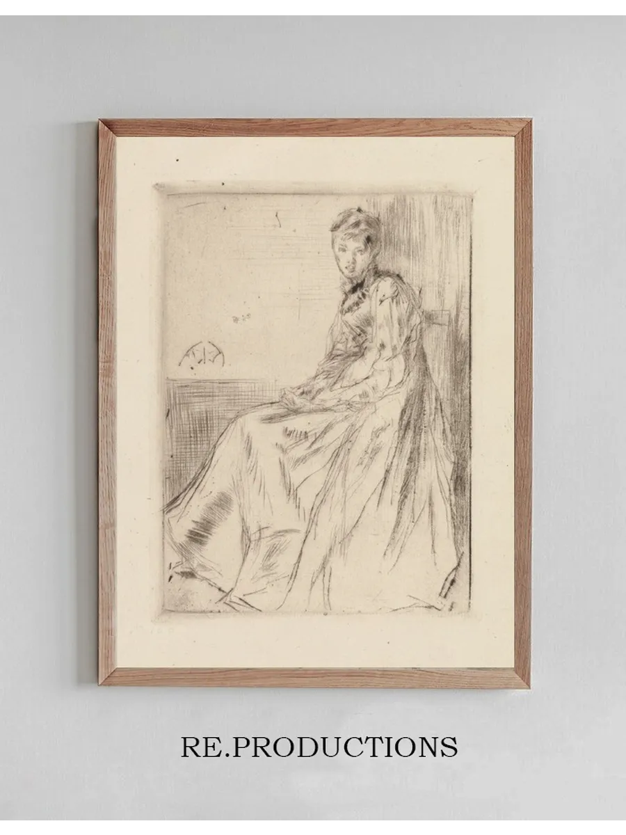 The Letter (Maud, seated)
