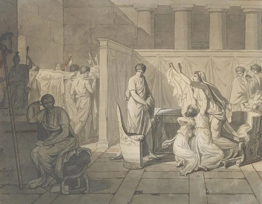 The Lictors Bringing Brutus the Bodies of his Sons