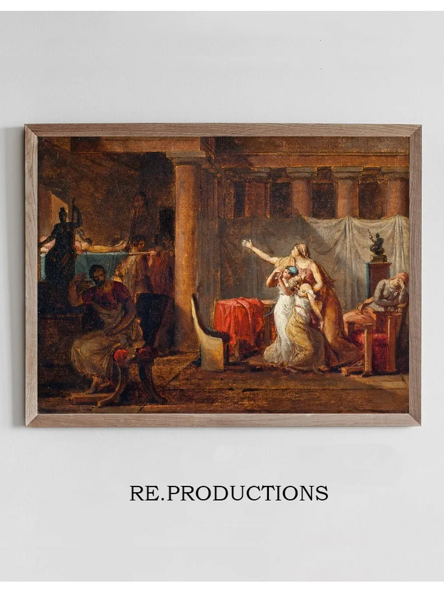 The Lictors Returning to Brutus the Bodies of his Sons. Study