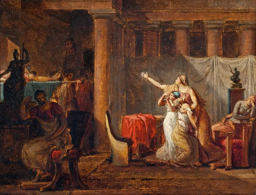 The Lictors Returning to Brutus the Bodies of his Sons. Study