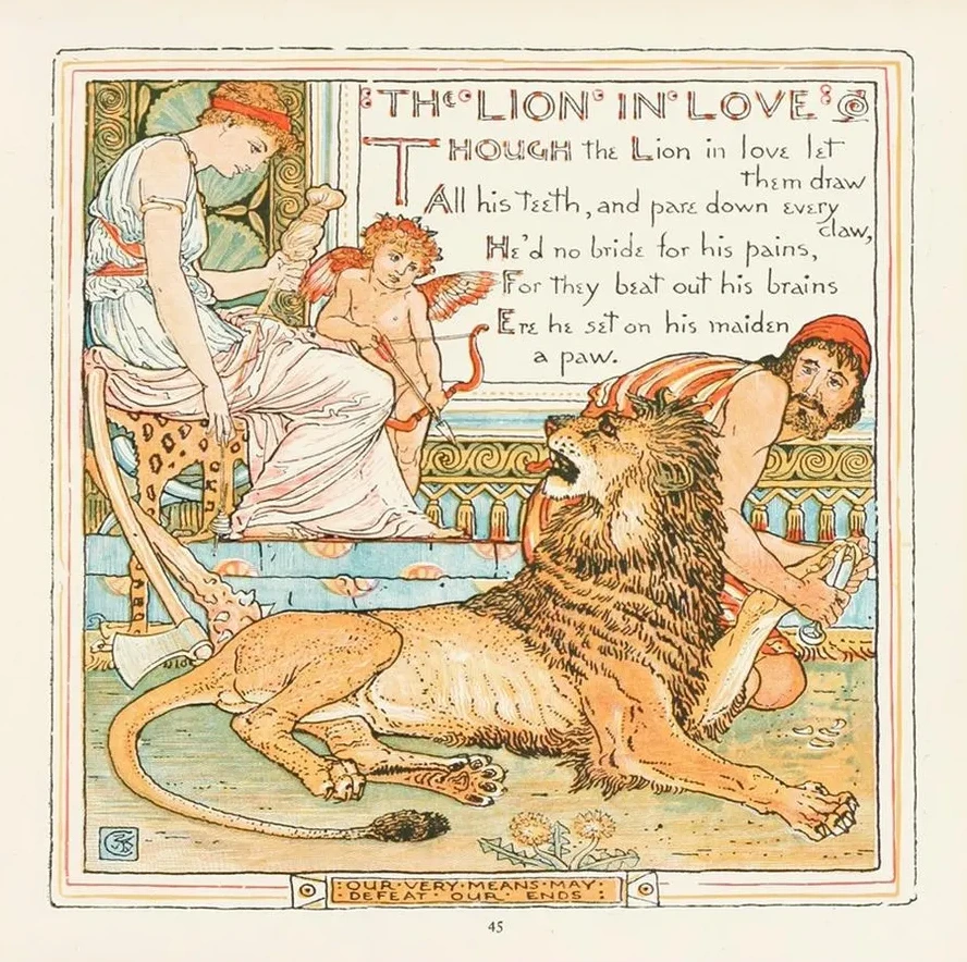 The Lion in love