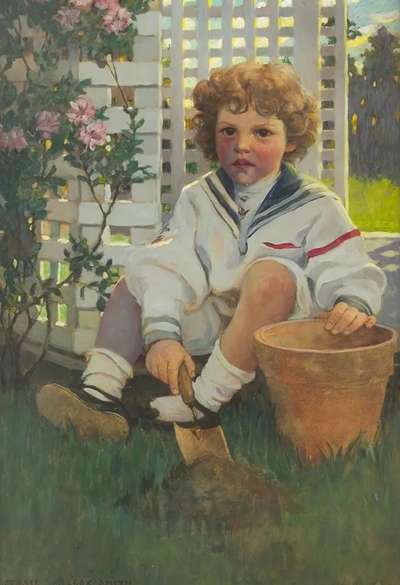 The Little Gardener (Portrait of Edward Morris Davis III)