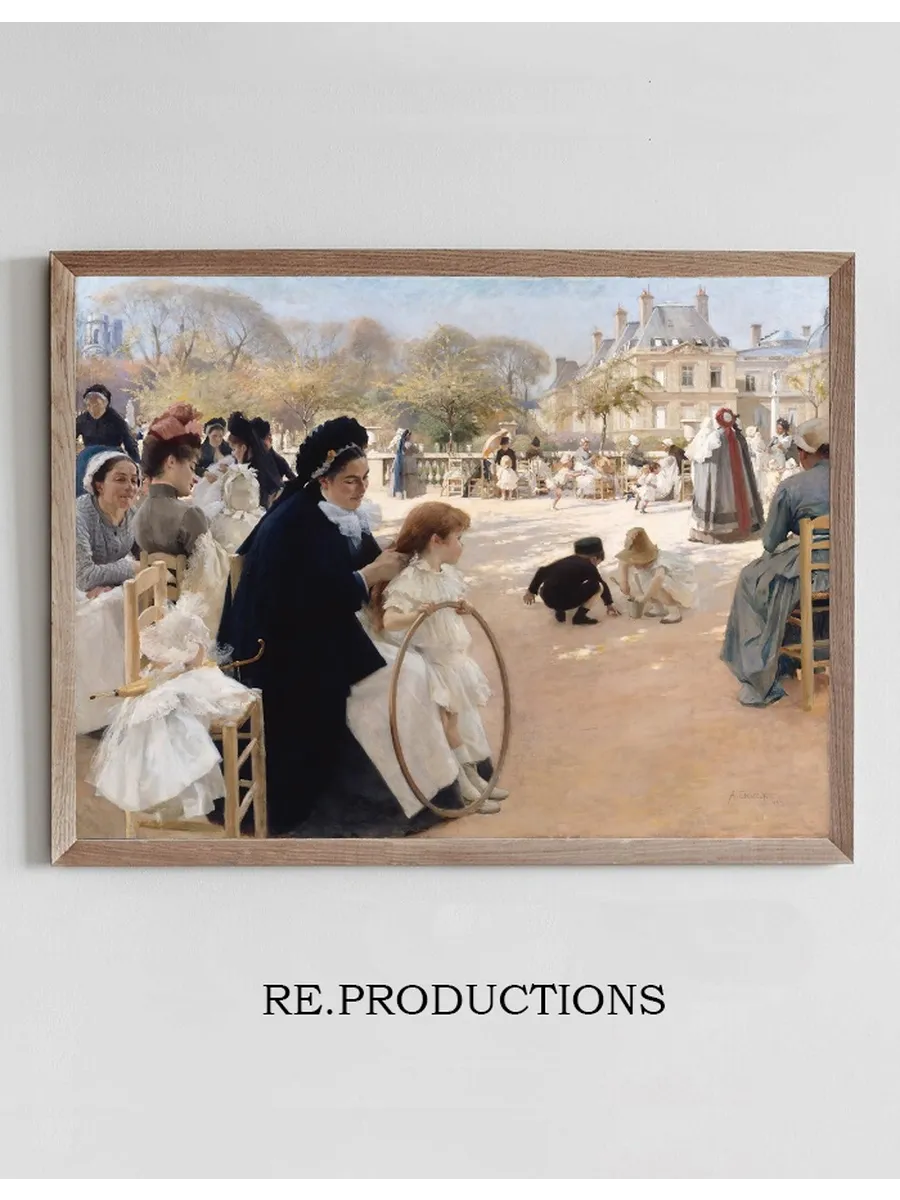 The Luxembourg Gardens, Paris, 1887