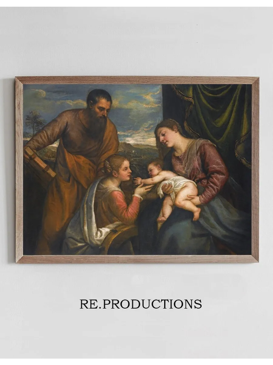 The Madonna And Child With Saints Luke And Catherine Of Alexandria