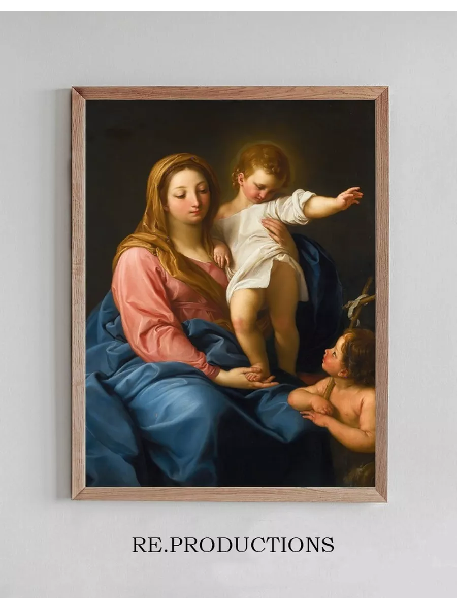The Madonna And Child With The Infant Saint John The Baptist