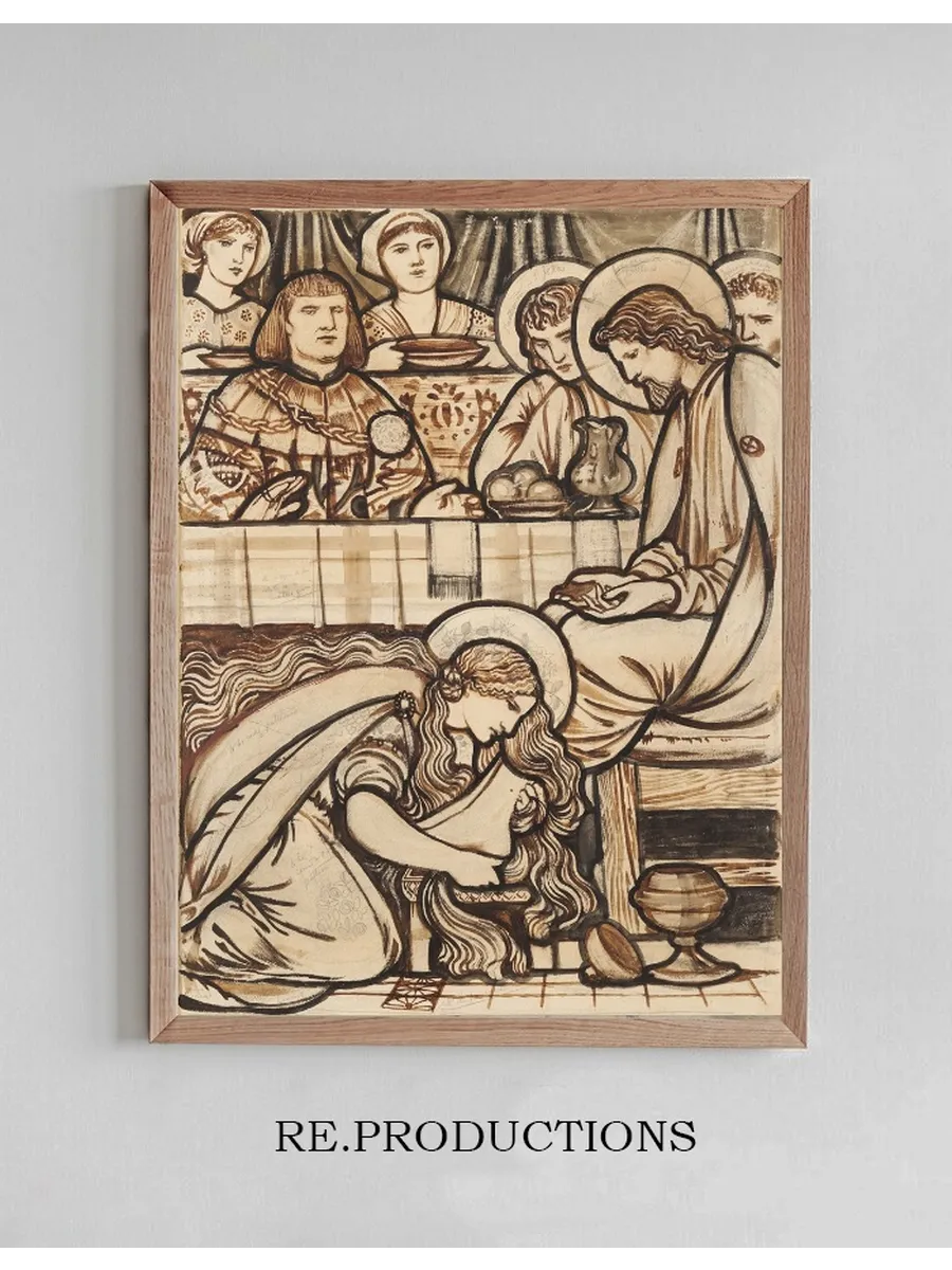 The Magdalen anointing Christ's Feet