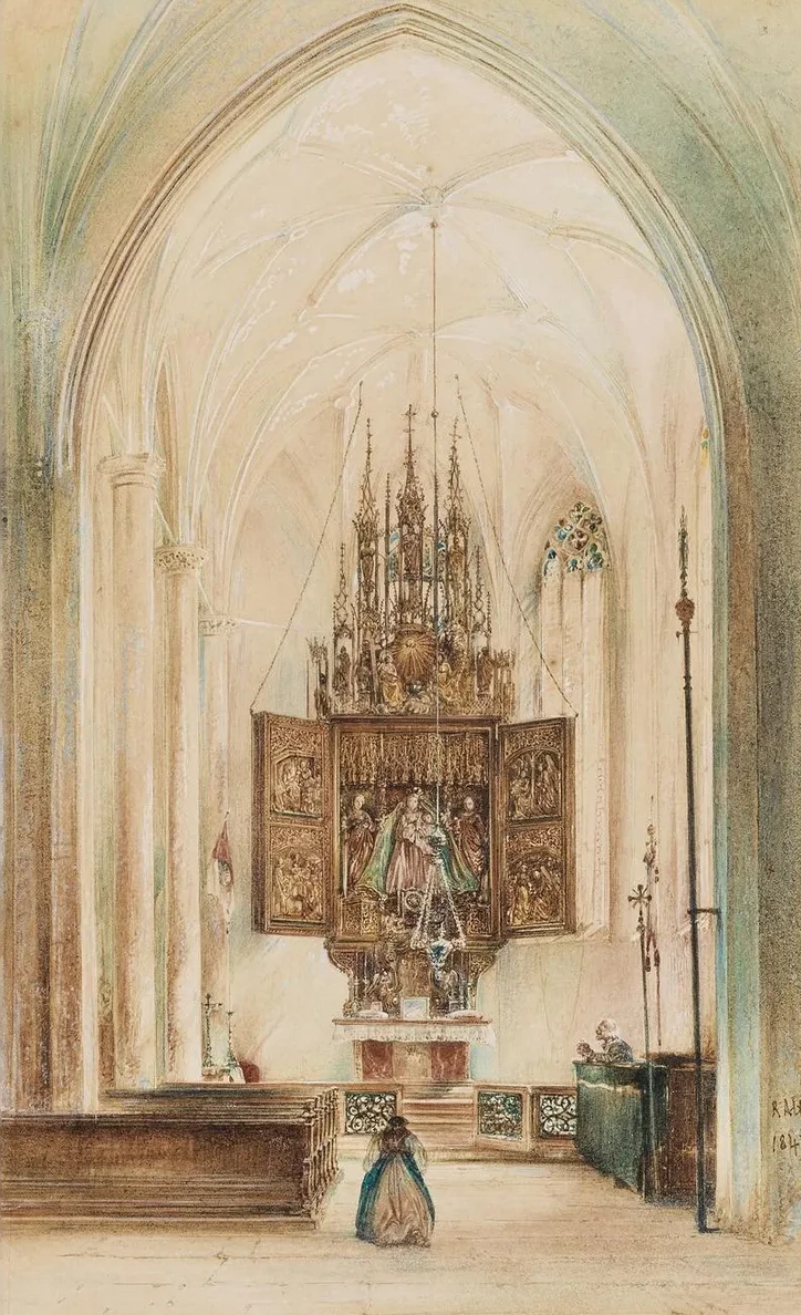 The Marian Altar in the Church of Hallstatt