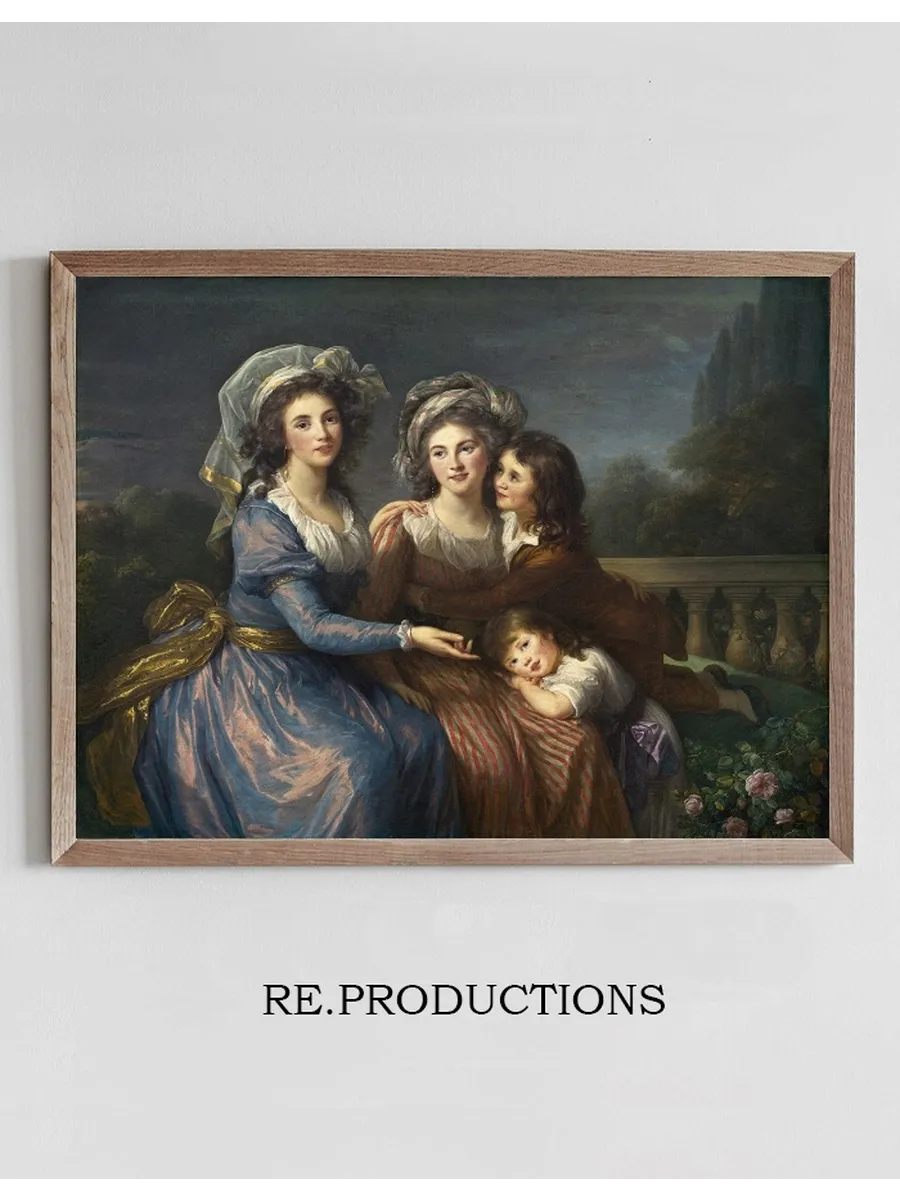 The Marquise de Pezay,and the Marquise de Roug with Her Sons Alexis and Adrien