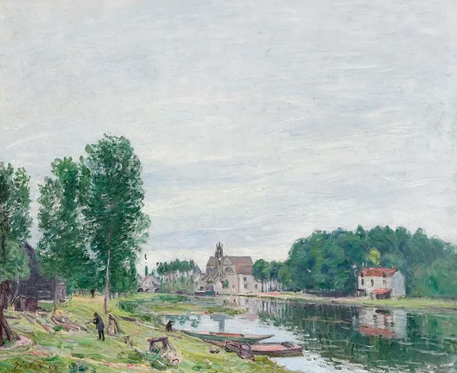 The Matrat Boatyard, Moret - Sur - Loing, RainyWeather