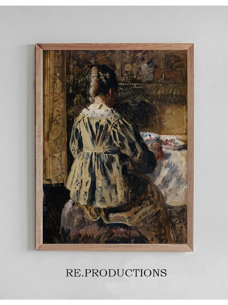 The Meal or Woman Seen from the Back