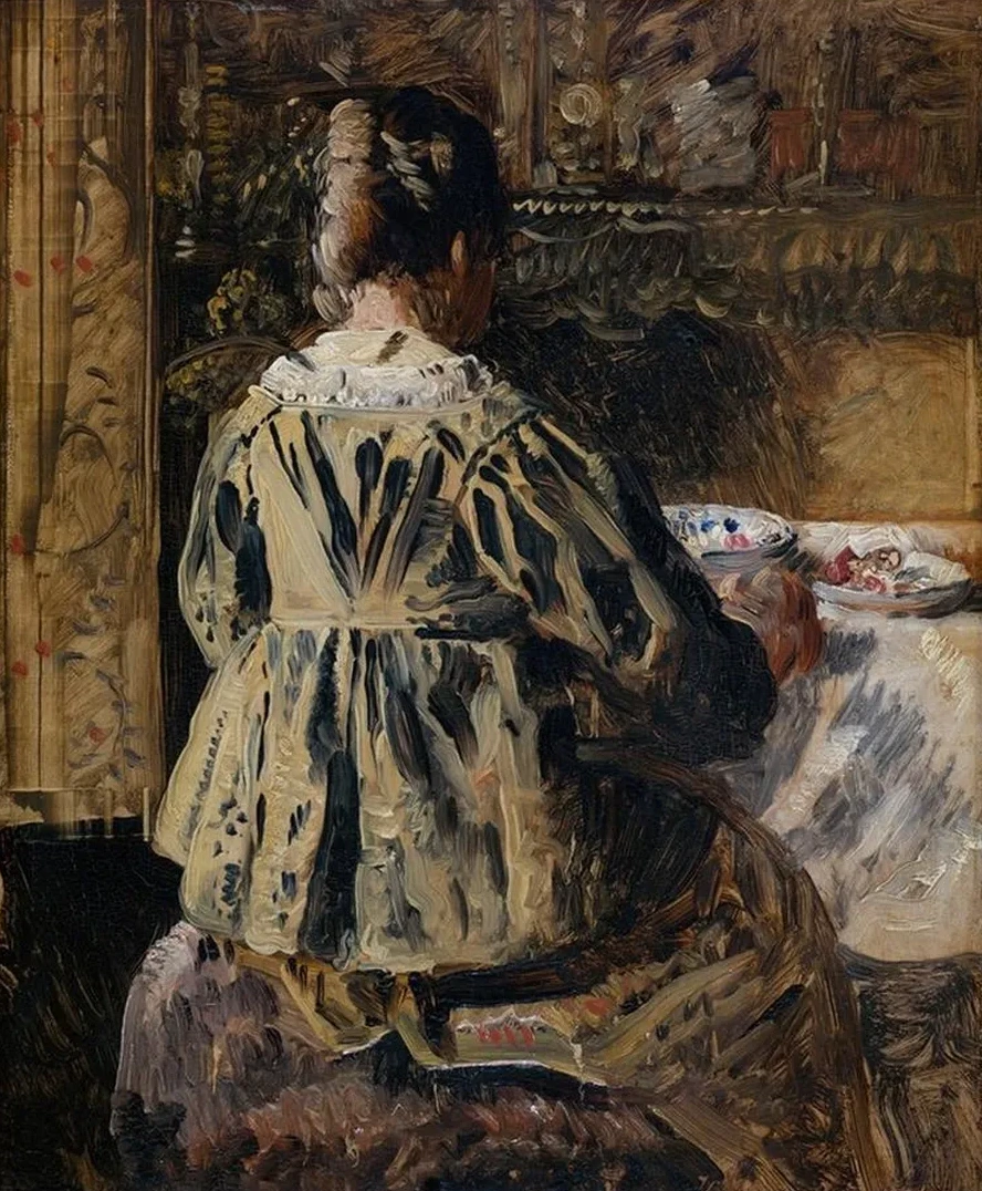 The Meal or Woman Seen from the Back