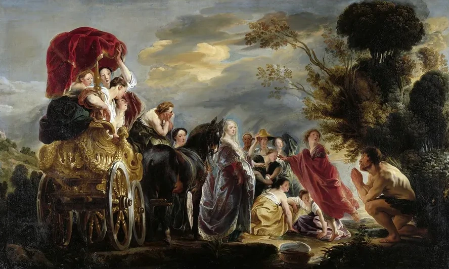 The Meeting of Odysseus and Nausicaa