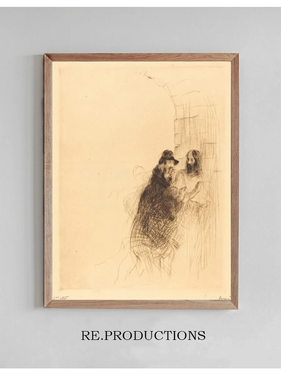 The Meeting Under the Arch (second Plate)