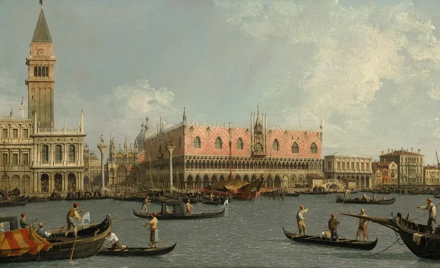 The Molo, with the Piazzetta and the Doge's Palace, from the Bacino