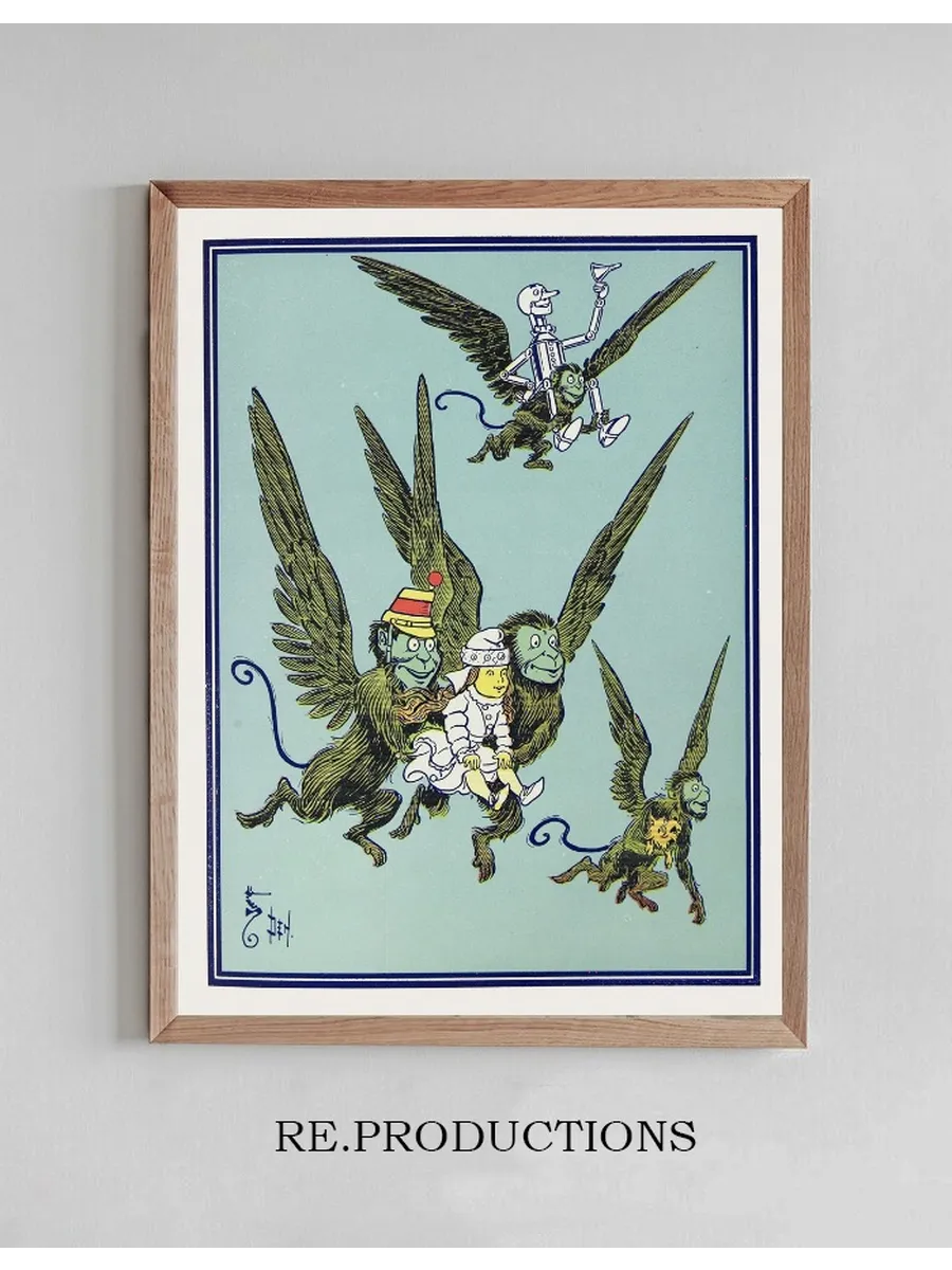 The Monkeys Caught Dorothy in Their Arms and Flew Away with Her