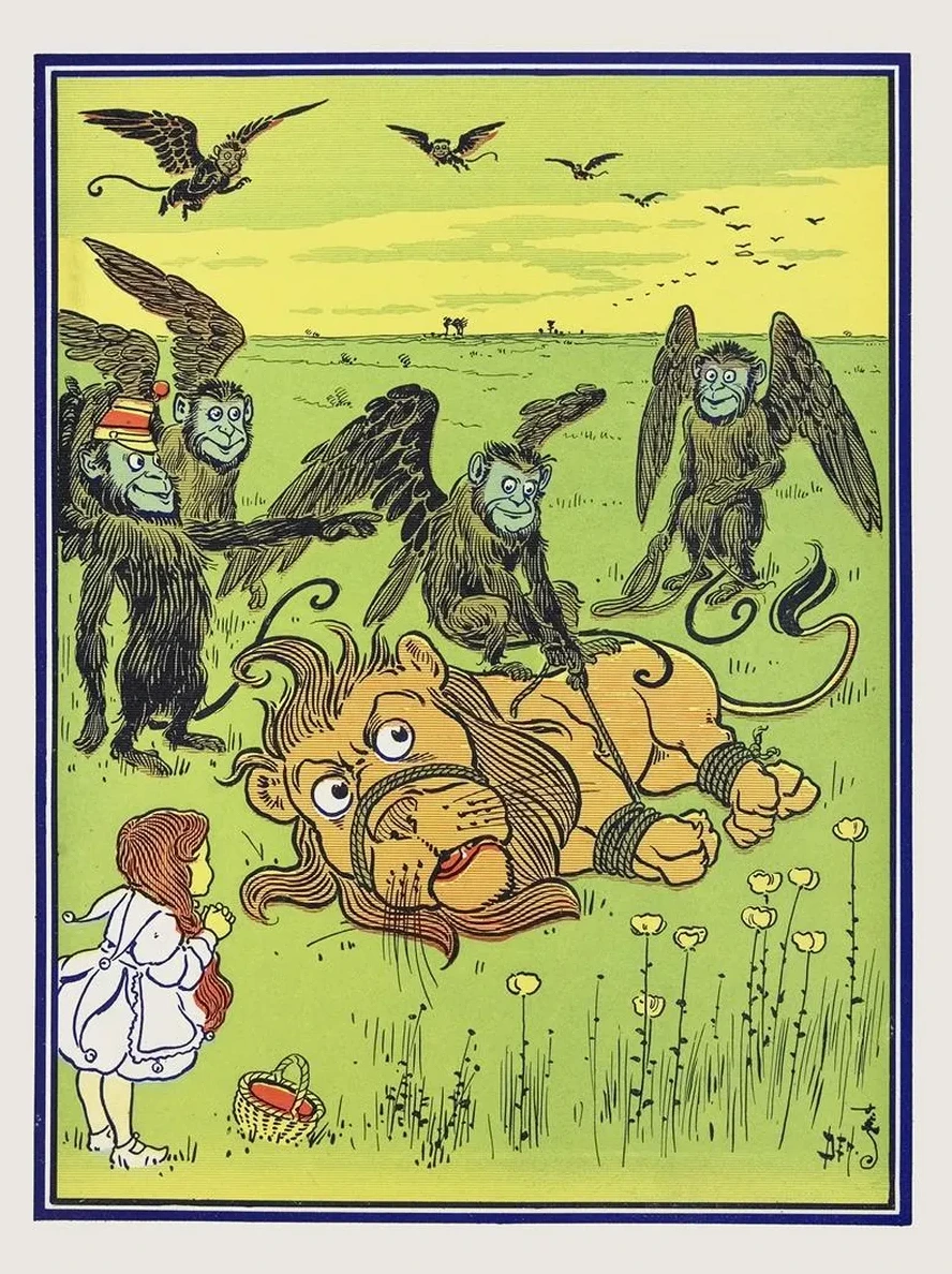 The Monkeys Wound Many Coils About His Body
