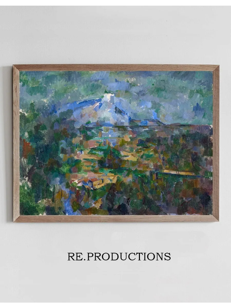 The Mont Sainte - Victoire Seen From Les Lauves