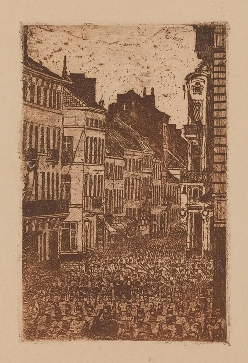 The Music in the rue de Flandre, Ostend