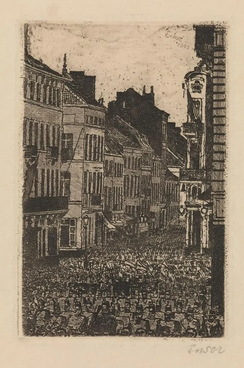 The Music in the rue de Flandre, Ostend