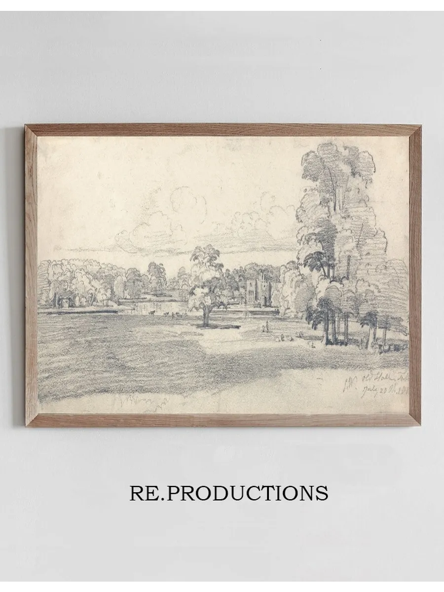 The Old Hall, Tabley, Surrounded by Parkland, July 20, 1814