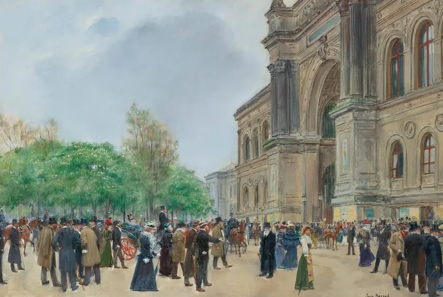 The Opening Day Of The Salon