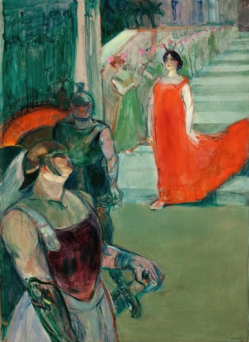 The Opera Messalina at Bordeaux (messaline Descend L Escalier Bord de Figurants)