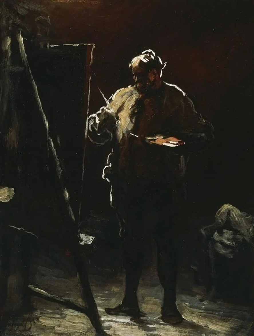 The Painter at His Easel
