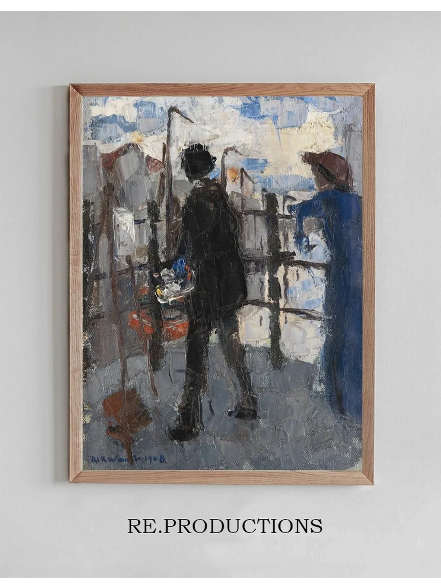 The Painter on the Hoogbrug in Mechelen