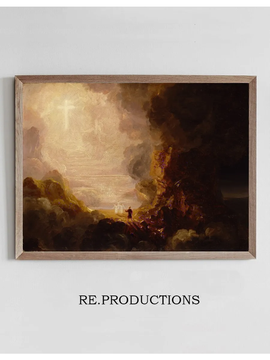 The Pilgrim of the Cross at the End of His Journey (study for Series, the Cross and the World)