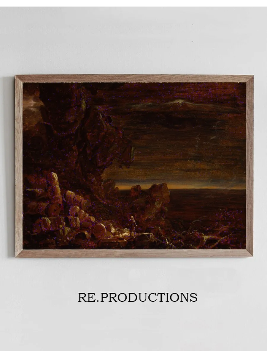 The Pilgrim of the World at the End of His Journey (study for the Series, the Cross and the World)