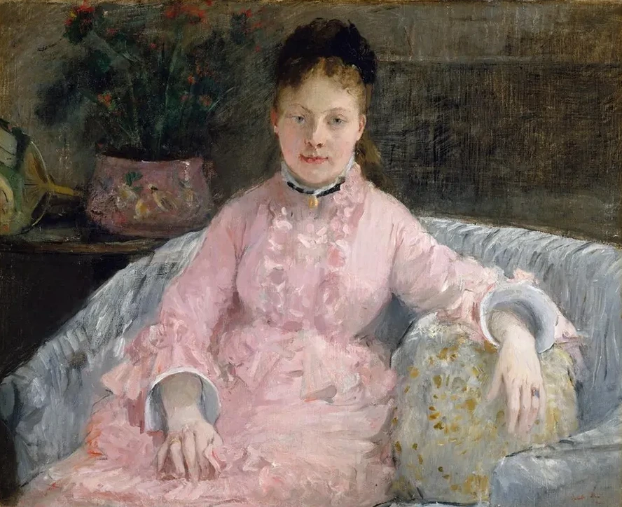 The Pink Dress (Albertie - Marguerite Carr, later Madame Ferdinand - Henri Himmes, 1854 1935)