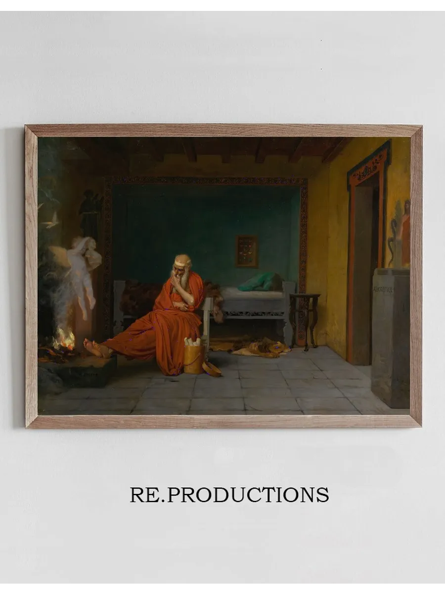The Poet Dreams of Cupid by the Fire