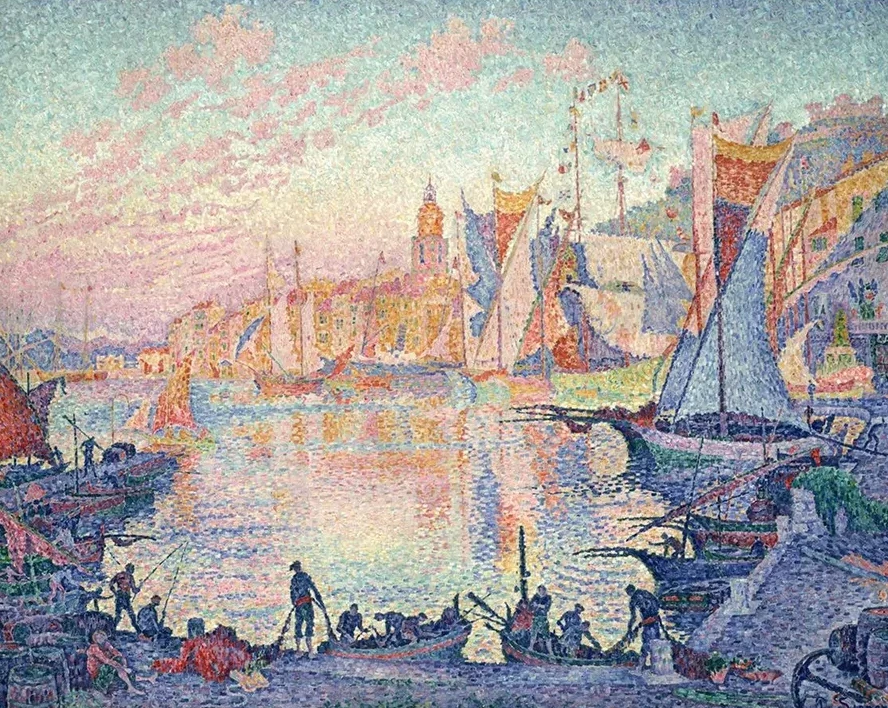The Port of Saint - Tropez