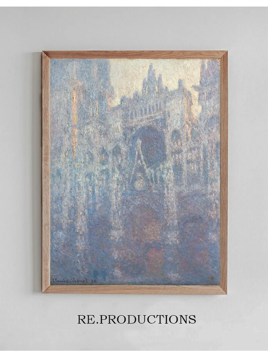 The Portal of Rouen Cathedral in Morning Light