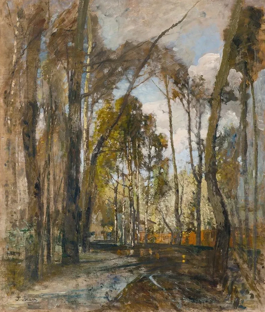 The Prater Gardens After The Rain