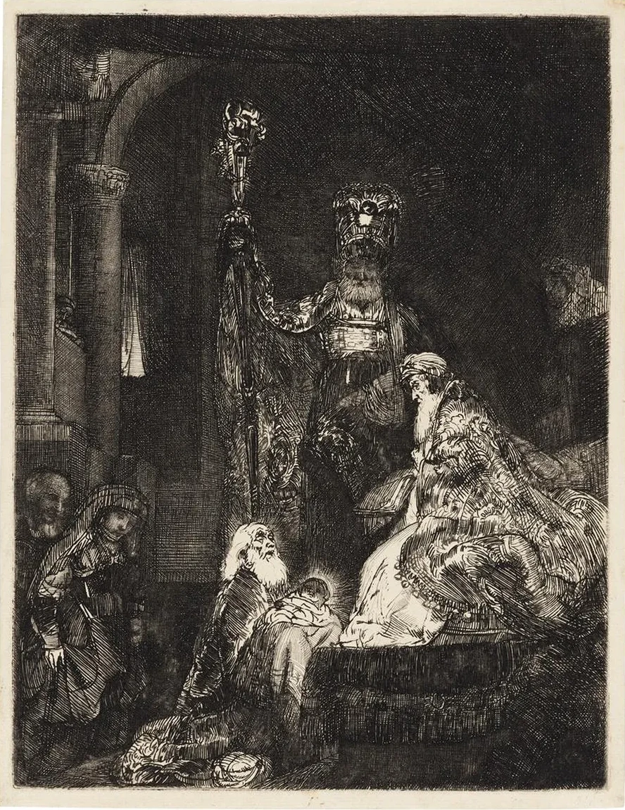 The Presentation in the Temple in the Dark Manner