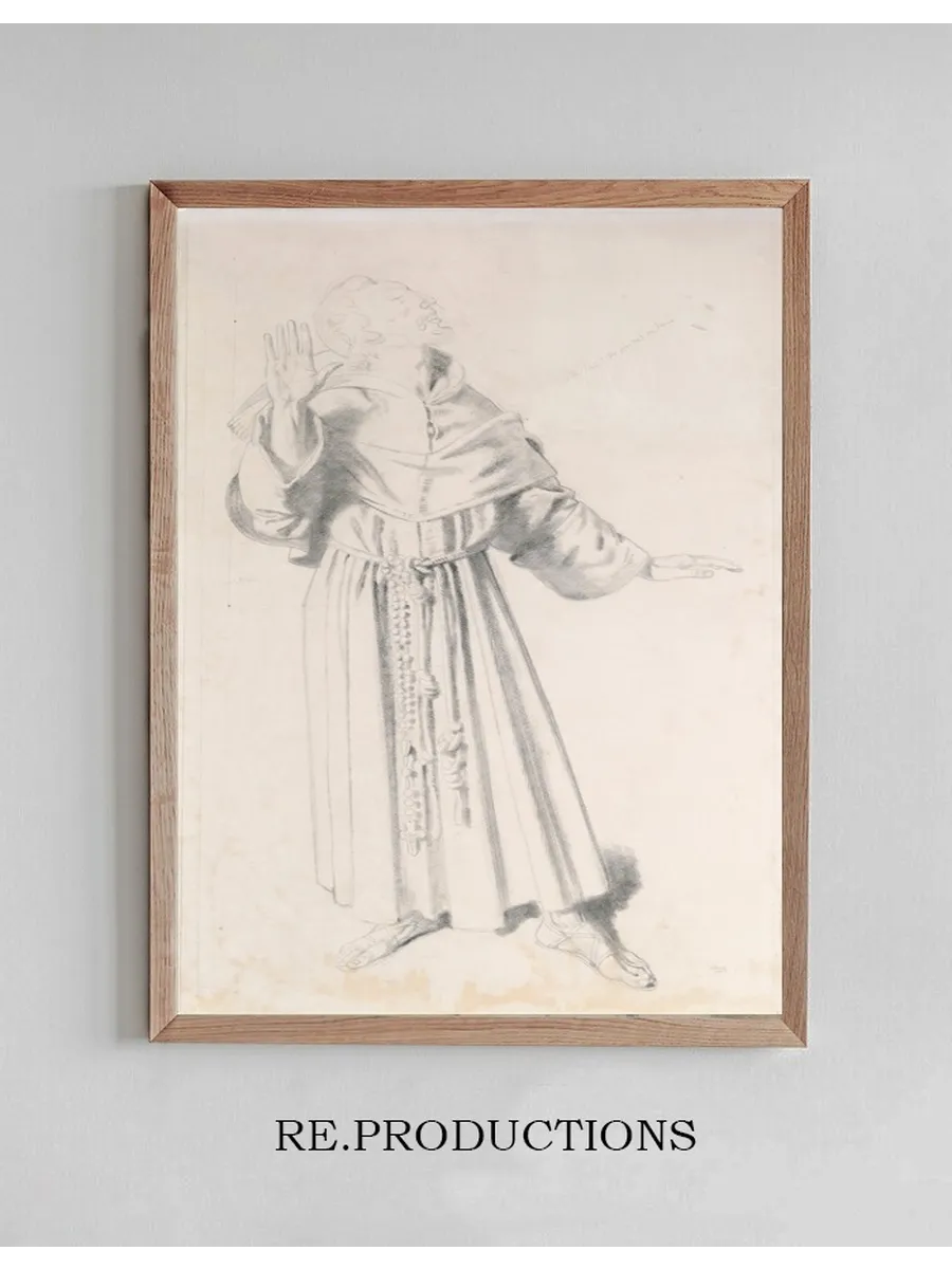 The Priest, Study for The Holy Well