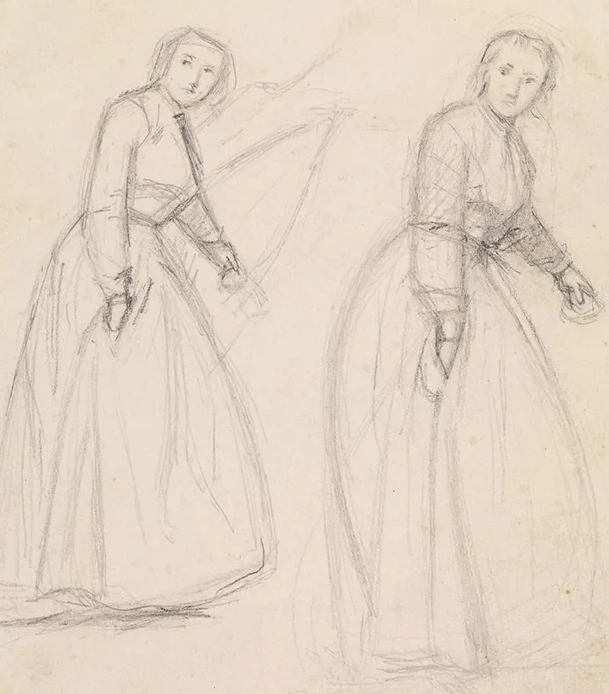 The Proscribed Royalist 1651 Puritan Girl visiting Cavalier Lover