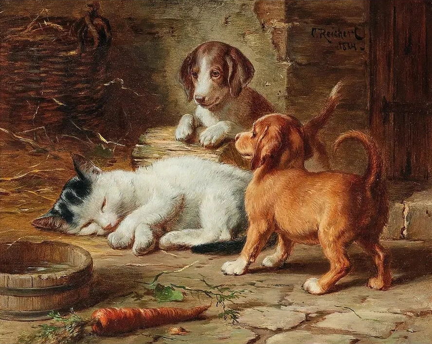 The Puppies Are Awake