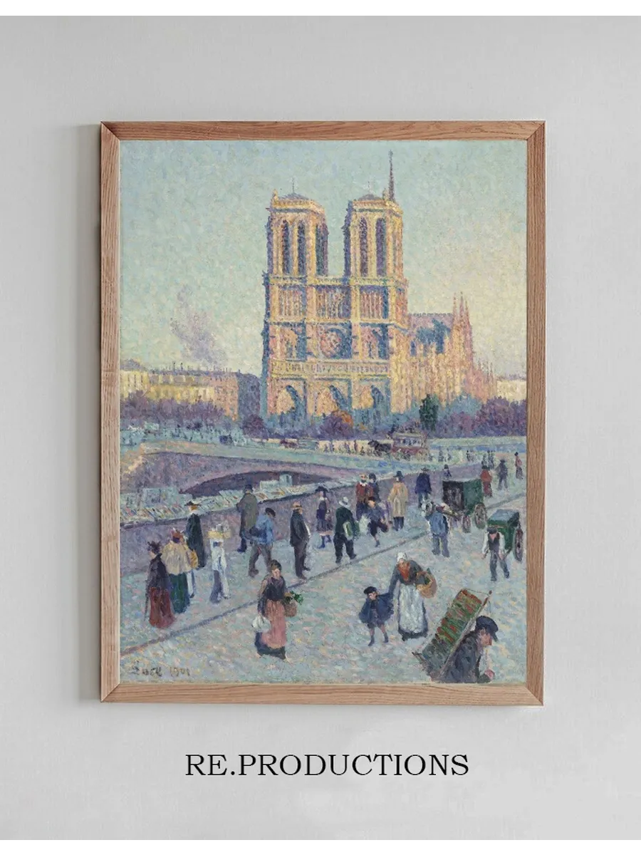 The Quai Saint - Michel and Notre - Dame
