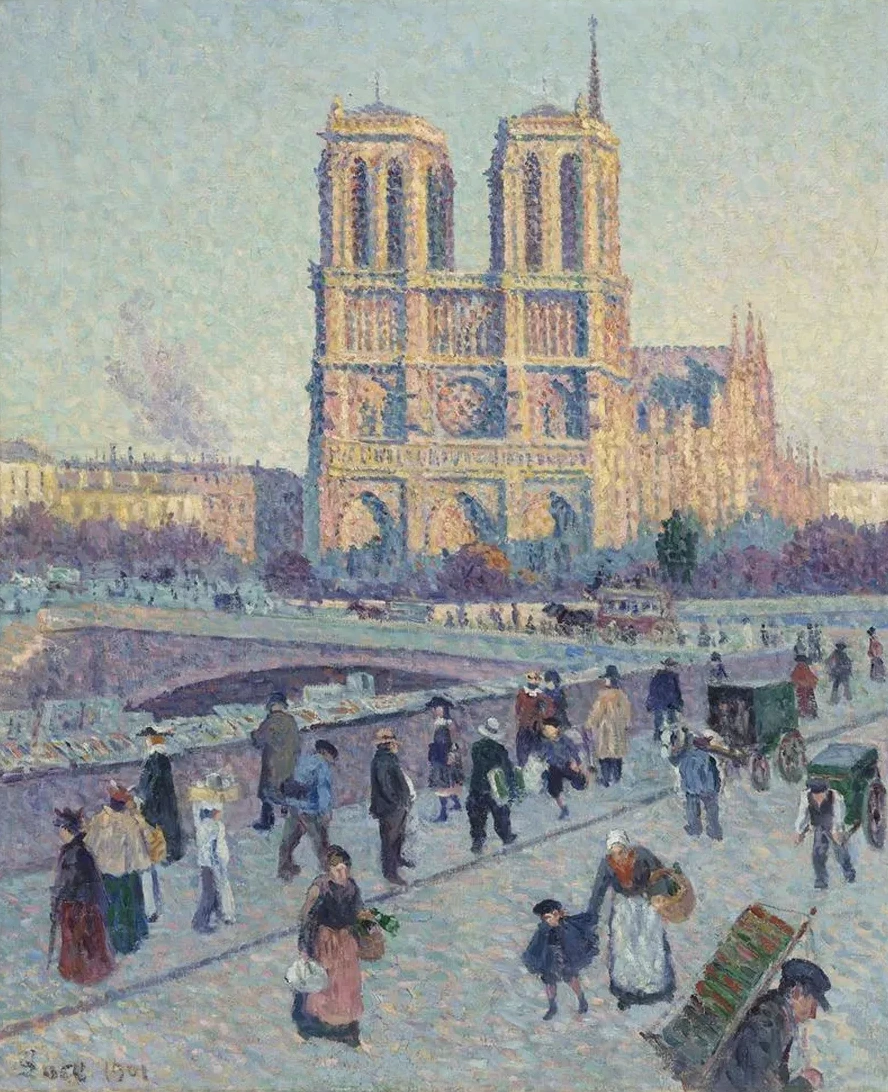 The Quai Saint - Michel and Notre - Dame