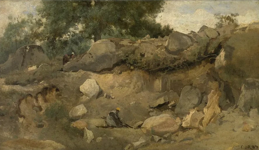 The Quarry of Chaise - Marie at Fontainebleau