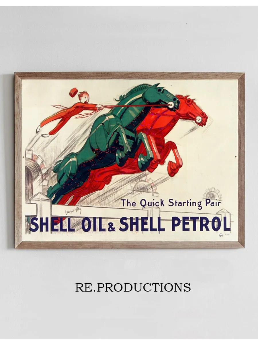 The Quick - Starting Pair Shell Oil and Shell Petrol