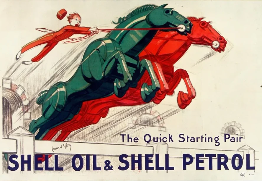 The Quick - Starting Pair Shell Oil and Shell Petrol