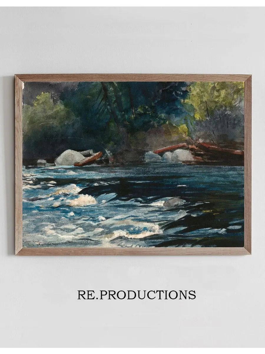 The Rapids, Hudson River, Adirondacks