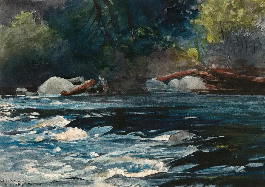 The Rapids, Hudson River, Adirondacks
