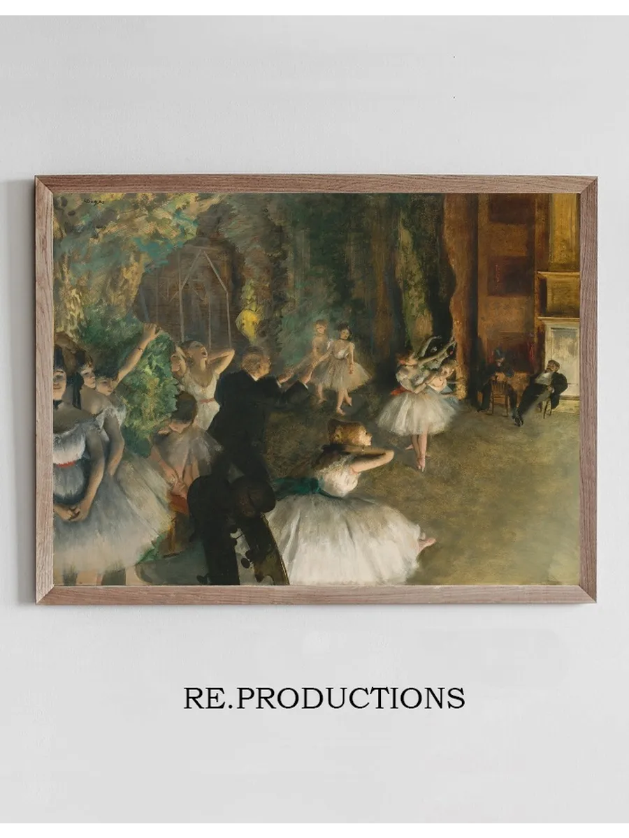 The Rehearsal of the Ballet Onstage