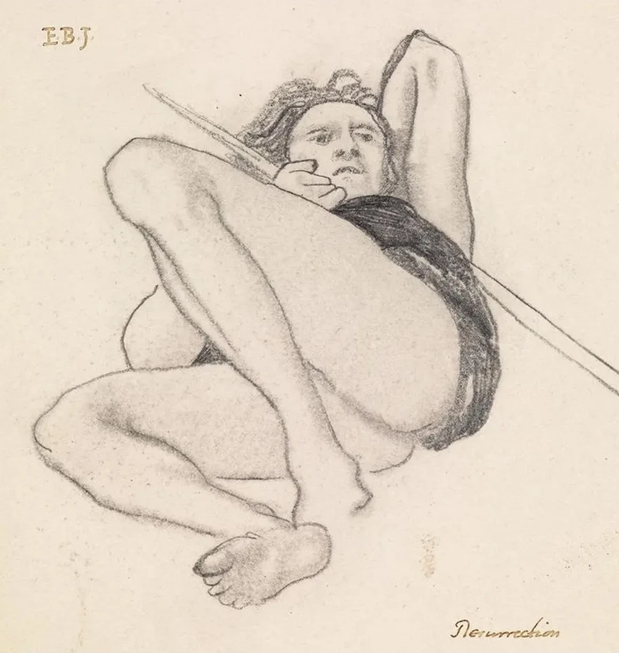The Resurrection Study of Sleeping Soldier The Backgammon Players Sketch